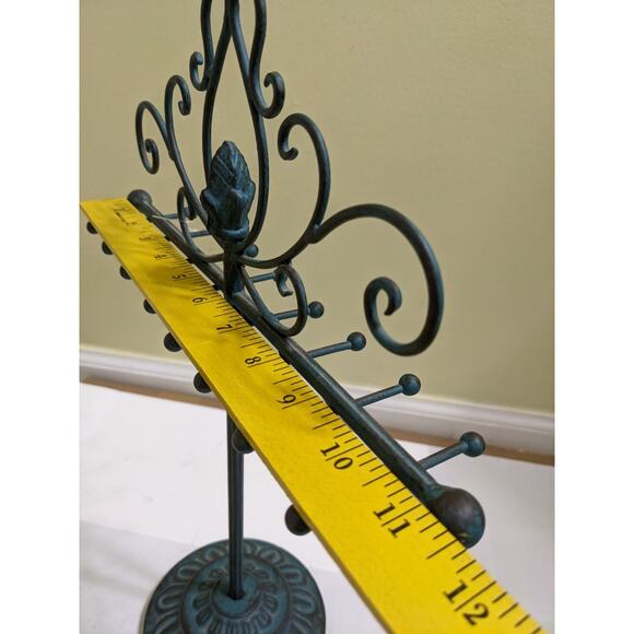 Rustic Keychain Jewelry Necklace Accessory Hanger (Free standing) Metal Bird - Picture 3 of 7